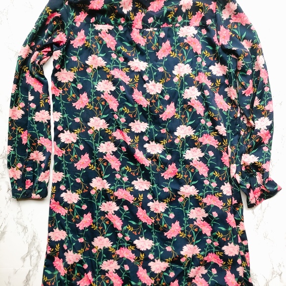 Old Navy Floral Long Sleeve Dress Women's Medium - Picture 6 of 6